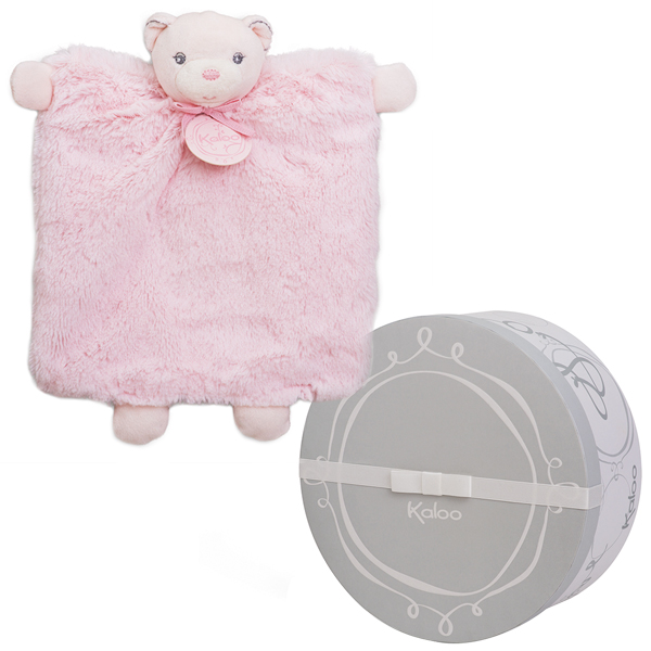 Кукла на руку из серии Жемчуг - Мишка комфортер, розовый  